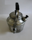 vintage aluminum double-spout turkish teapot Kettle