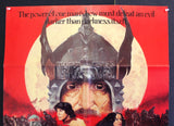 The Archer and the Sorcere {Lane Caudell} 27"x40" Orig. British Movie Poster 80s