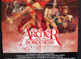 The Archer and the Sorcere {Lane Caudell} 27"x40" Orig. British Movie Poster 80s