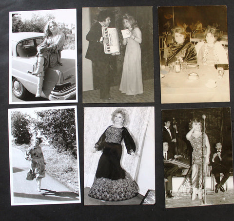 مجموعة صور الممثلة جاكلين Jacqueline Original (Collection on 65) Original Vintage Photos 70s-80s