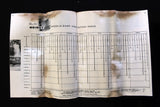 Middle East Airlines MEA Timetable طيران الشرق الأوسط Air Liban Original BROCHURE 1963