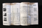 Middle East Airlines MEA Timetable طيران الشرق الأوسط Air Liban Original BROCHURE 1963