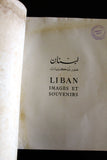 كتاب لبنان: صور وذكريات Liban: Images et Souvenirs, Map Arabic/French Book 1950