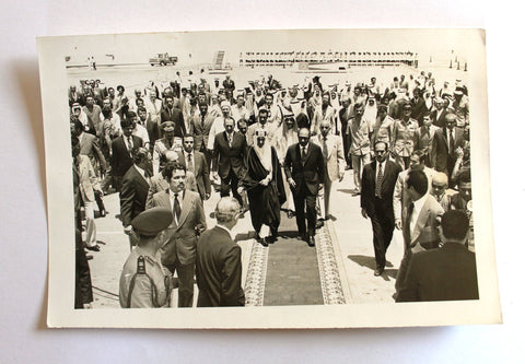 صورة الملك فيصل بن عبدالعزيز آل سعود, أنور السادات King Faisal Saudi Arabia Photo 1970s