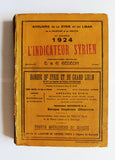 ‬كتاب الدليل اللبناني السوري وفلسطين L'Indicateur Libano-Syrien, Palestine, Map Guide Book 1924