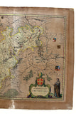 Archiepiscopatus Trevirensis Johannes Blaeu and Cornelis Blaeu Map 1645