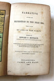 Narrative of The Lake Expedition to The Dead Sea Edward P Montague Book/ Palestine Map 1849