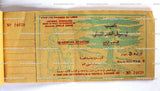 دفتر يانصيب في سبيل الفقير اللبناني Lebanon Lottery Loterie Libanaise Booklet 1938