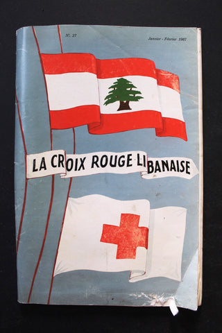 مجلة الصليب الأحمر اللبناني Croix Rouge Libanaise #27 Red Cross Magazine 1967