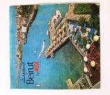 Beirut Lebanon TOURIST خريطة بيروت، دليل سياحي Vintage Map MEA BROCHURE 60s?