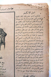 مجلة اللطائف المصورة الحسين بن علي ملك الحجاز Al Lataif Al Musawara Arabic Magazine 31