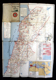 Tourist Map of Lebanon, Boulos F. Boulos 70s