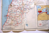 Tourist Map of Lebanon, Boulos F. Boulos 70s