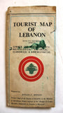 Tourist Map of Lebanon, Boulos F. Boulos 70s