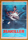 SEA Killer Dayton KA'NE 20x27" Original Lebanese Movie Poster 80s