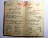 Kuwait Sheraton Hotel, Jahra Tea Room Vintage 1960s Menu فندق شيراتون الكويت