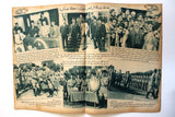 Al Lataif Al Musawara مجلة اللطائف المصورة, الملك في فلسطين Arabic Vintage #1060 Magazine 1935