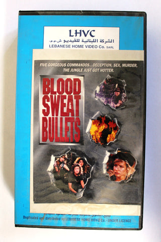Blood, Sweat and Bullets (Heidi Paine) PAL BRJ Original Lebanese VHS Film