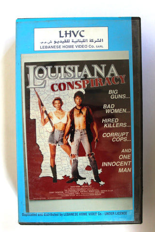 Louisiana Conspiracy, Rings (Bobby Thompson) PAL BRJ Original Lebanese VHS Film