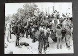 5 PRESS PHOTOGRAPHS, DATED 1982 PALESTINE LIBERATION ARMY (PLA)