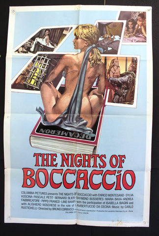 Nights of Boccaccio (Enrico Montesano) 27x41" Original US Movie Poster 70s