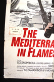 The Mediterranean in Flames (Costas Precas) 27x41" Original US Movie Poster 70s