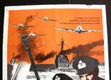 The Mediterranean in Flames (Costas Precas) 27x41" Original US Movie Poster 70s
