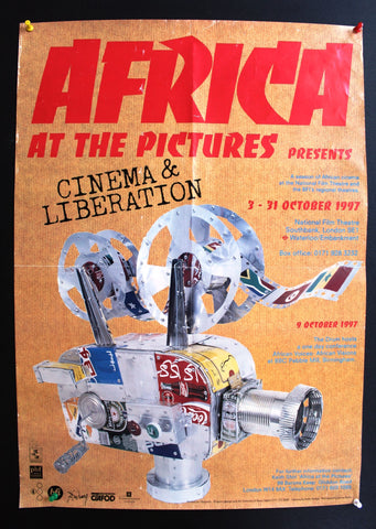 Africa at the Pictures Film Cinema Theatre London Poster 1997