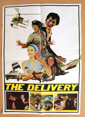 The Delivery 20x27" Lebanese Kung Fu Movie Poster 70s
