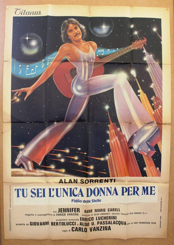 Figlio delle stelle (Alan Sorrenti) Italian Movie Poster Manifesto (2F) 70s