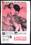 Empty Canvas {Bette Davis} Original 38x26" Original Int. Movie Poster 70s