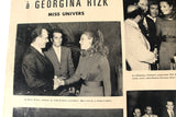Revue Du Liban Georgina Rizk جورجينا رزق Lebanese Miss Universe Magazine 1971