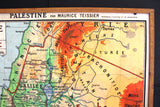 Carte No. 46 - L'Egypte Ancienne & Palestine Ancienne Double-sided Board Map 50s