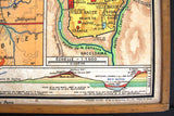 Carte No. 46 - L'Egypte Ancienne & Palestine Ancienne Double-sided Board Map 50s