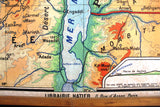 Carte No. 46 - L'Egypte Ancienne & Palestine Ancienne Double-sided Board Map 50s