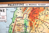 Carte No. 46 - L'Egypte Ancienne & Palestine Ancienne Double-sided Board Map 50s