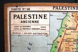 Carte No. 46 - L'Egypte Ancienne & Palestine Ancienne Double-sided Board Map 50s
