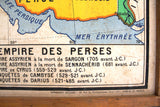 Carte No. 46 - L'Egypte Ancienne & Palestine Ancienne Double-sided Board Map 50s