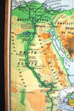Carte No. 46 - L'Egypte Ancienne & Palestine Ancienne Double-sided Board Map 50s