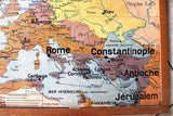 Carte No. 23 - Du Peuple HÉBREU & Palestine Double-sided Board Map 50s