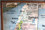 Carte No. 23 - Du Peuple HÉBREU & Palestine Double-sided Board Map 50s