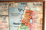 Carte No. 23 - Du Peuple HÉBREU & Palestine Double-sided Board Map 50s