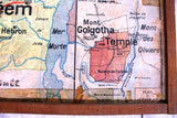 Carte No. 23 - Du Peuple HÉBREU & Palestine Double-sided Board Map 50s