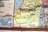 Carte No. 23 - Du Peuple HÉBREU & Palestine Double-sided Board Map 50s