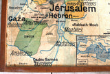 Carte No. 23 - Du Peuple HÉBREU & Palestine Double-sided Board Map 50s