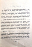 Palestine Arab Refugees in the Syrian Region of United Republic Arabic Book 1961