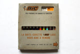 Vintage Bic Antiderapant M8 Original Ballpoint Box (Set of 10) MIB Unused Pens France 70s