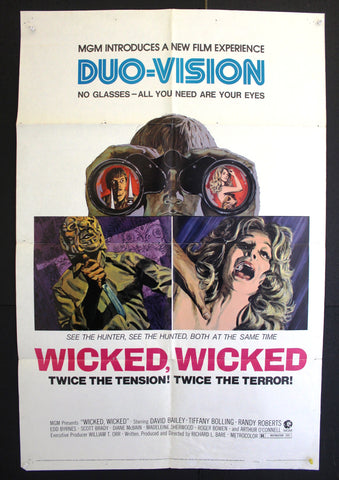 Wicked, Wicked {David Bailey} US Original 41x27" Movie Poster 70s