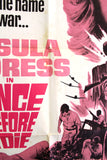 Once Before I Die (Ursula Andress) 41"x27" Original Movie US Poster 60s