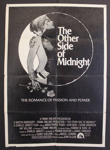 The Other Side of Midnight (Marie-France Pisier) 39x27" Lebanese Original Movie Poster 70s